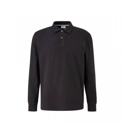 S.Oliver Heren Poloshirts Lange Mouwen Collectie 2024 Goedkoop Sale