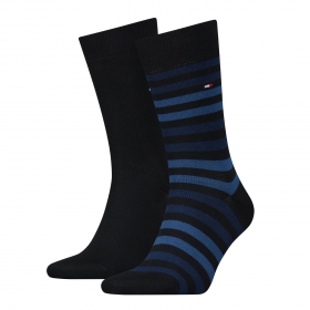 TH MEN DUO STRIPE SOCK 2P
