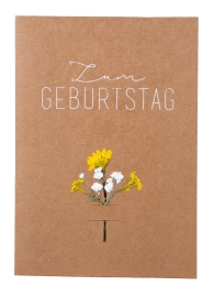 Blumenkarte Zum Geburtstag