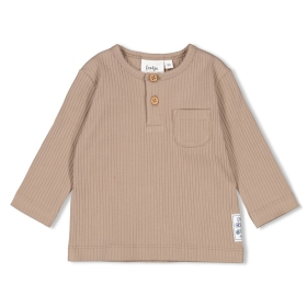 Gerippte Longsleeve - Let's Go!