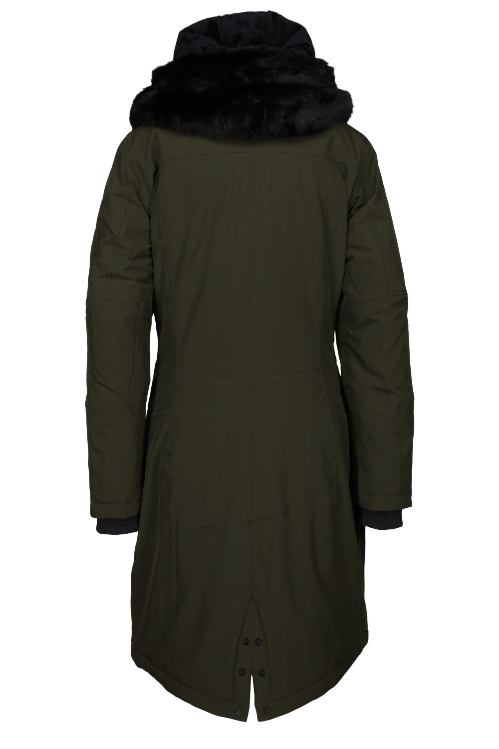 Wellensteyn Schneezauber Long Gelbe Winterjacke Mit Fell Damen