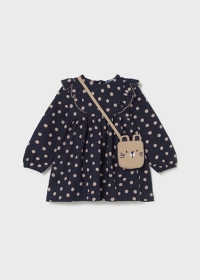 Kleid Muster und Tasche