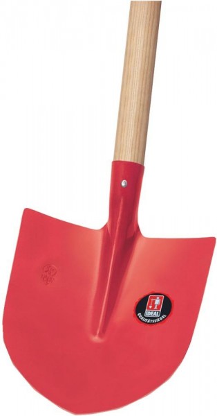 Frankfurter Schaufel m. E-Stiel, rot, Gr.5