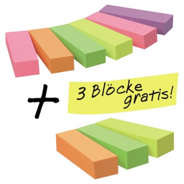 Post-it Haftstreifen Page Marker Promotionspack 670-6+3 9 St./Pack.