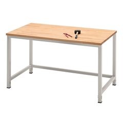 Arbeitstisch für Arbeitsplatzsystem Serie 900, Höhe 825 - 1025 mm, MDF-Platte, Breite 1250 mm.