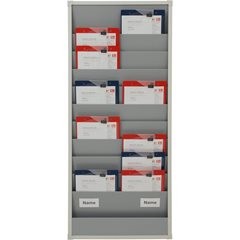 Planungstafel, Standard-Ausführung, 10 Schienen, Breite 554 mm.