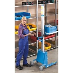 Minilift QCS 75, Stahl-/Aluminiumkonstruktion, Tragfähigkeit 75 kg, Schutzart IP41.