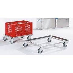 Alu-Fahrgestell, Tragfähigkeit 250 kg, LxB 805 x 605 mm, ab 5 Stk.