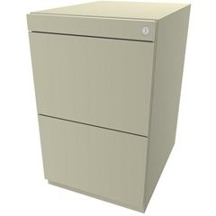 Standcontainer Note™, mit 2 Hängeregistraturen, Höhe 698 - 731 mm, ohne Top, hel
