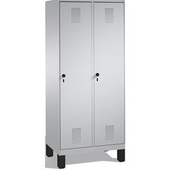 EVOLO Aufbewahrungsschrank, mit Füßen, 2 Abteile, Abteilbreite 400 mm, mit 8 Fac