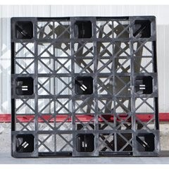 Containerpalette aus Kunststoff, LxB 1140 x 1140 mm, Traglast statisch 4000 kg, VE 10 Stk.