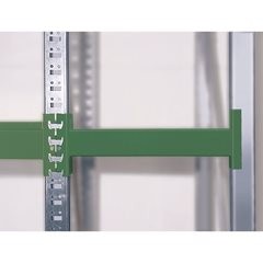 Weitspann-Großfachregal, Feldlast max. 4000 kg, HxBxT 2000 x 2700 x 800 mm, Grun