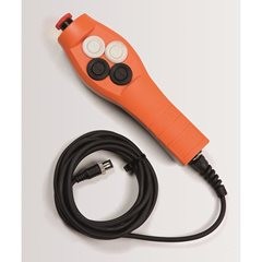 Flachform-Hubtisch, LxB 1450 x 1085 mm, Hubbereich bis 800 mm, Plattform U-Form, 400 V, Hand-Bediene