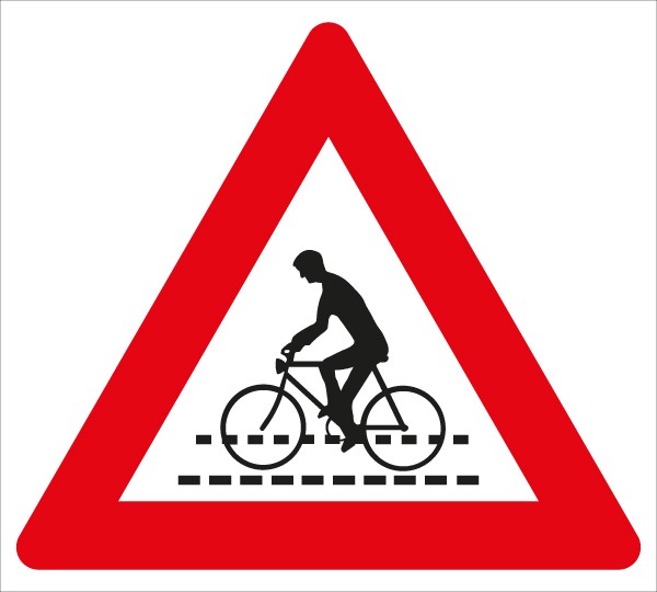 §50/11a Radfahrerüberfahrt | flaches Verkehrszeichen