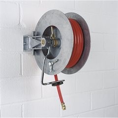 Schlauchaufroller, PVC-Schlauch, Schlauchlänge 12 m.