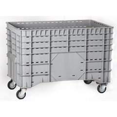 Großbehälter aus Polyethylen, Inhalt 300 l, 2 Lenk- und 2 Bockrollen, ab 1 Stk.