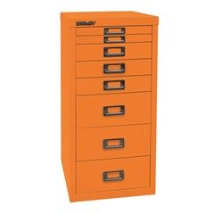 MultiDrawer™ 29er Serie, DIN A4, 8 Schubladen, orange.