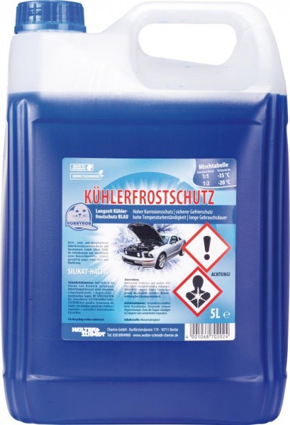 Kühlerfrostschutz R11 blau 5 Liter Robbyrob