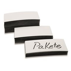 Magnetetiketten, weiß, VE 200 Stk, Breite 50 mm.