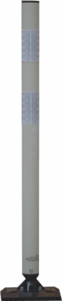 TS KICKBACK GRAU flexibler und überfahrbarer Poller, Höhe 900mm, dm 60mm, Lieferung ohne Grundplatte