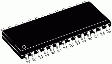 Analog Devices 10 bit DAC AD9760ARZ50, 60Msps SOIC W, 28-Pin, Interface Parallel