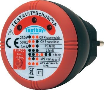Testboy Schuki® 1A Steckdosentester CAT