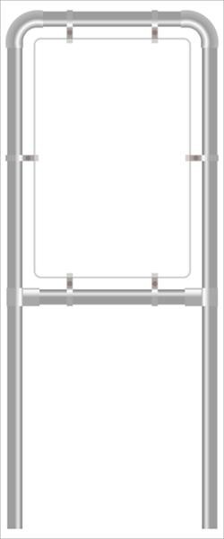 Rohrrahmen D4. 630x960 mm