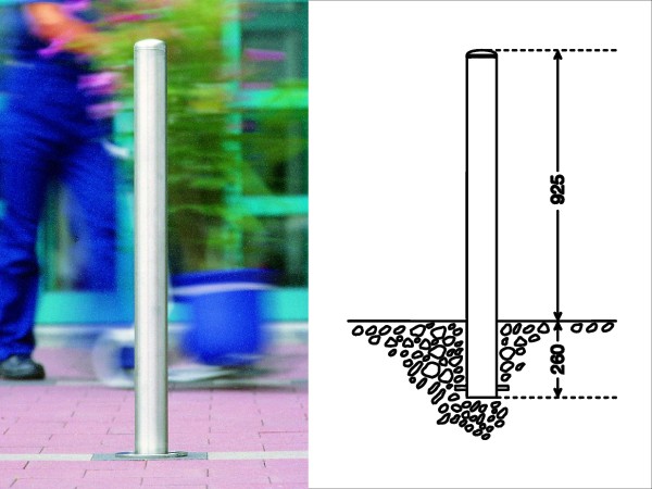 City-Poller MILANO Ø 76 mm. e+0