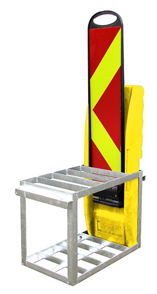 Transport- und Lagergestell für 5 Klappbaken