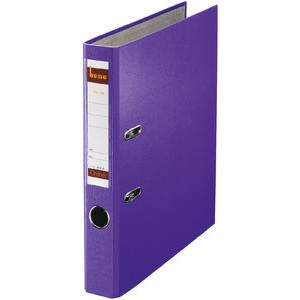 Ordner No.1, PP-kaschiert, Einsteckrückenschild, A4, 52 mm, violett