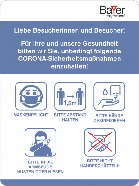 Informationstafel Folie