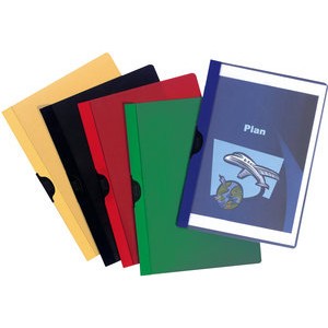 Klemmmappe, A4, für: 1 - 30 Blatt, 5farbig sortiert