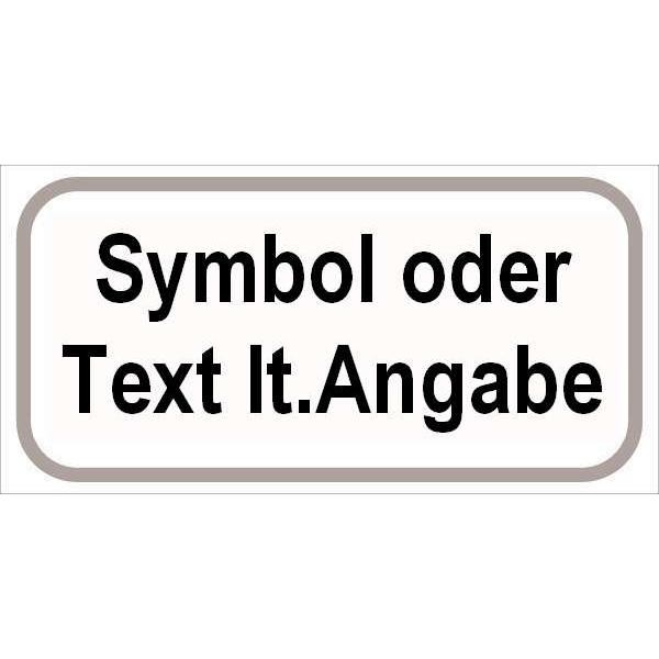 §54/5 Zusatztafel | C-Sign, gebördelt