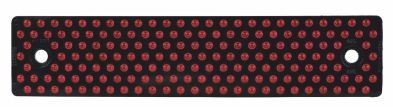 Rückstrahler für Leitpflock Swareflex Type 2371 mit 2 Bohrungen, rot, 40x180mm