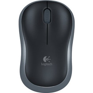 Maus Wireless Mouse M185, 2 Tasten, 2,4GHz, USB, anthrazit/grau
