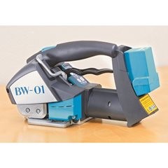 Akku-Umreifungsgerät für PP-, PET-Band, halbautomatisch, Profi, für Bandbreite 12 - 16 mm.