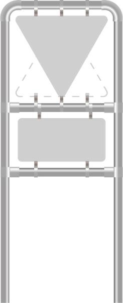 Rohrrahmen X3. f. Seitenlänge: 700 mm.