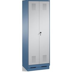 EVOLO Wäsche- / Garderobenschrank, 4 Fachböden, Kleiderstange, Abteile 2 x 300 m