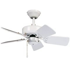 Deckenventilator CLASSIC ROYAL, Rotorblatt-Ø 750 mm, Lack weiß.