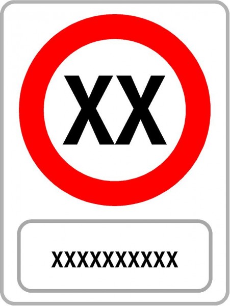 Geburtstagstafel - eigener Text Größe 310x470/2