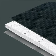 Vlies-Bodenmattentücher, BxL 400 x 500 mm, VE 50 Stk, mit Antirutsch-Beschichtung.