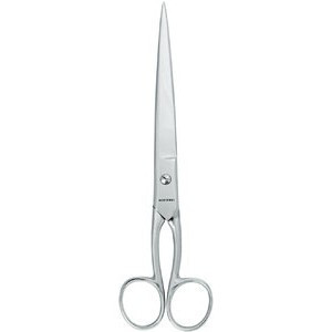Schere, Stahl, Universalgriff, L: 23 cm, vorne: spitz
