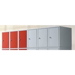 Aufsatzschrank München, 2 Abteile, lichtblau, Breite 800 mm.