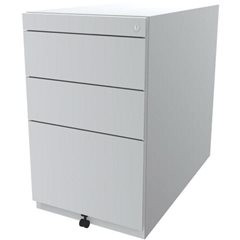 Standcontainer Note™, mit 2 Universalschubladen, 1 Hängeregistratur, ohne Top, Tiefe 775 mm, verkehr