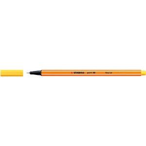 Fineliner point 88®, mit Kappe, 0,4 mm, Schreibf.: gelb
