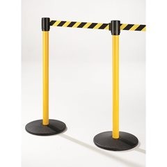 Gurt-Warnständer, VE 2 Stk, Pfosten gelb.