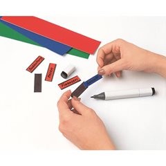 magnetoflex® U-Profil, VE 30 Stk, HxB 15 x 50 mm, schwarz.