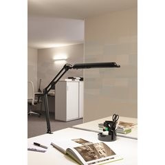 LED-Leuchte, 5800 K, 21 LEDs, mit Klemmfuß, weiß.
