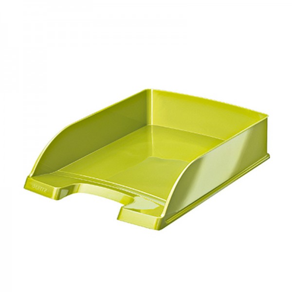 Leitz Briefablage WOW Plus 52263064 DIN A4 stapelbar PS grün metallic