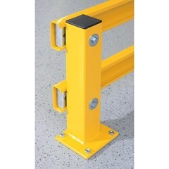 Rammschutz-Pfosten, zum Aufdübeln, für innen, kunststoffbeschichtet.